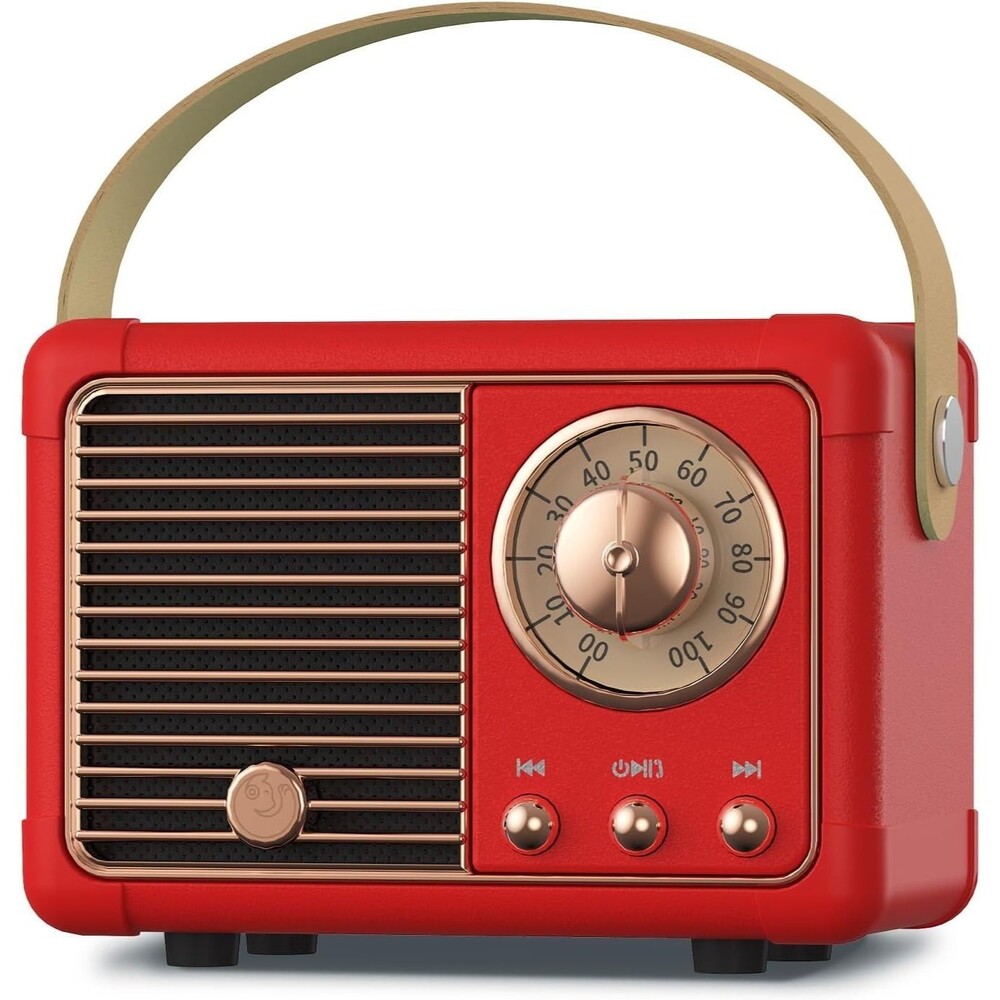 NIB - PRONUS J-999 Retro Portable Radio - Red